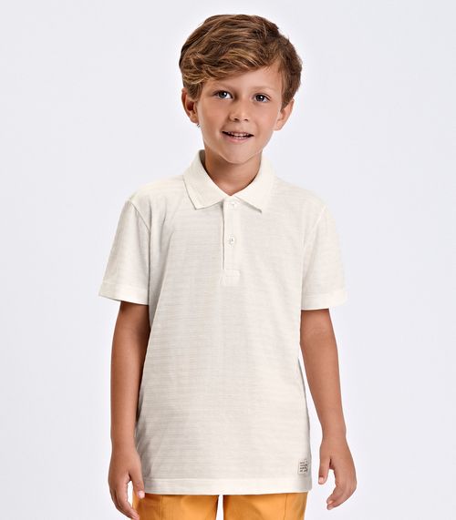 Conjunto Verão Menino Meia Malha Trick Nick Bege
