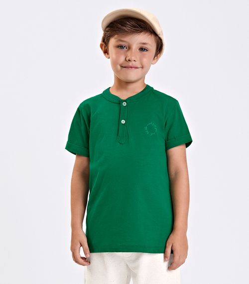 Conjunto Verão Menino Meia Malha Trick Nick Verde