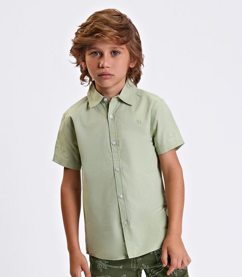 Conjunto Menino Blusa Polo E Bermuda Trick Nick Verde