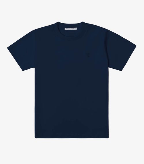 Camiseta Verão Menino Em Suedine Trick Nick Azul