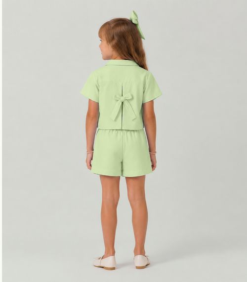 Conjunto Infantil Camisa E Short Trick Nick Verde