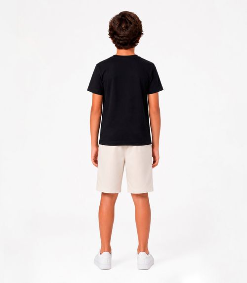 Conjunto Camiseta com Bermuda Infantil Trick Nick Preto