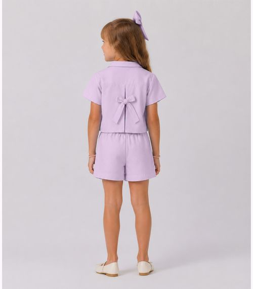 Conjunto Infantil Camisa E Short Trick Nick Rosa
