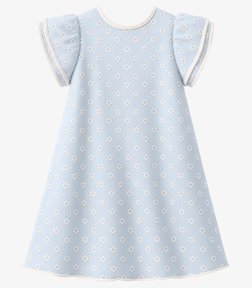 Vestido Verão Menina Trick Nick Azul