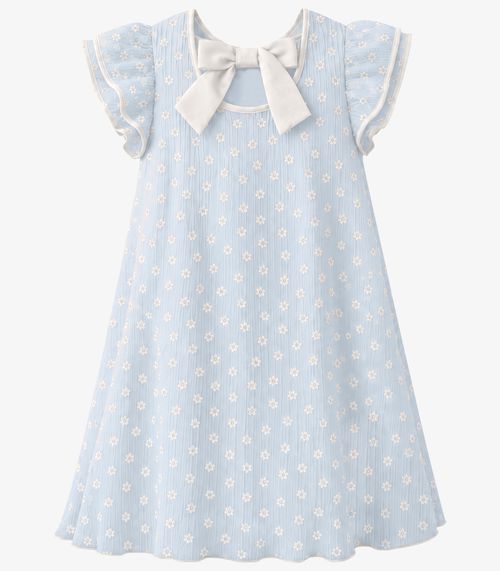 Vestido Verão Menina Trick Nick Azul