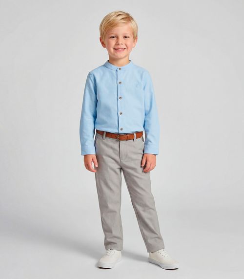 Camisa Infantil Menino Manga Longa Trick Nick Azul