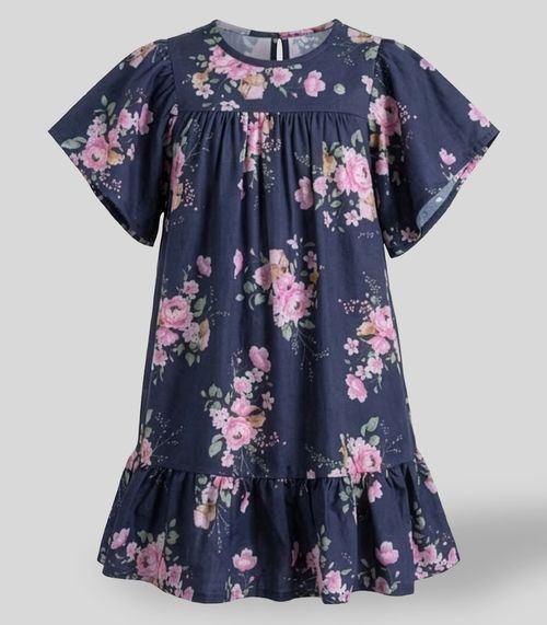 Vestido Infantil Trick Nick Azul