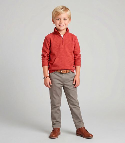 Moletom Infantil Menino Trick Nick Vermelho