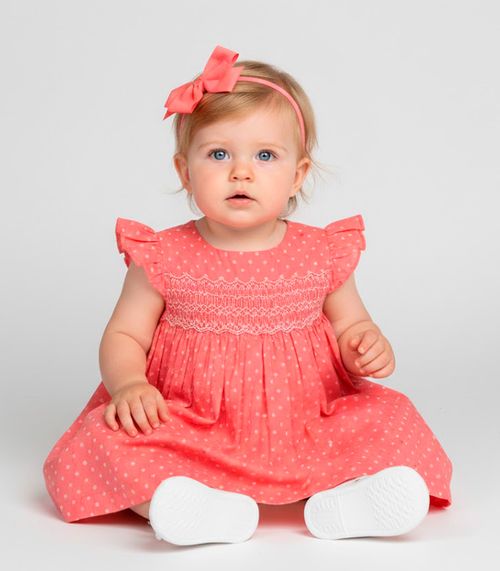 Vestido Infantil Tricoline Trick Nick Laranja