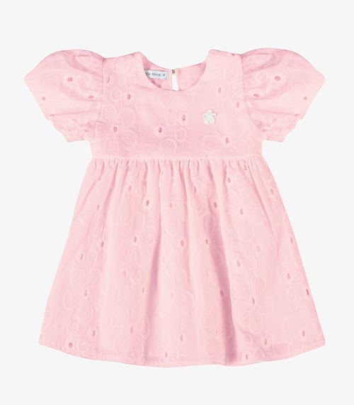 Vestido Verão Menina Com Plaquinha Trick Nick Rosa