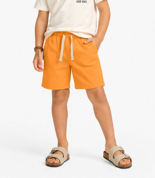 Bermuda Verão Infantil Masculina Trick Nick Amarelo