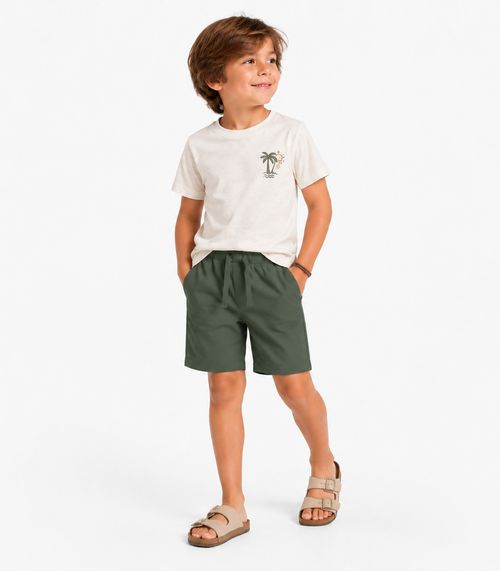 Bermuda Verão Infantil Masculina Trick Nick Verde